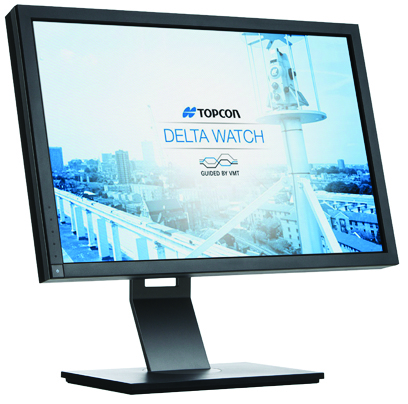 Computer monitor with clipping path